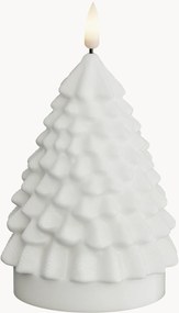 Handgemaakte LED kaars Christmas Tree, echt vlam effect, H 11 cm