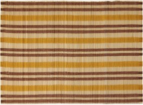 Bamboe placemats Amber, 6-delig