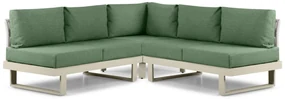 Hoek loungeset 5 personen Aluminium Taupe Lifestyle Garden Furniture Lorenzo