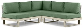 Hoek loungeset 5 personen Aluminium Taupe  Lifestyle Garden Furniture Lorenzo