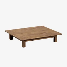 Rechthoekige Salontafel In Acaciahout (85x75 Cm) Brina Acacia Bruin - Sklum