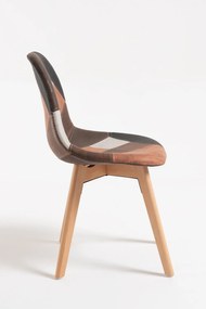 Kelen Patchwork Leatherette Stoel