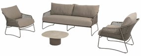 4 Seasons Moretti loungeset 5-delig - bruin