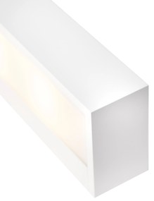 Design langwerpige wandlamp wit 35 cm - Houx Design G9 Binnenverlichting Lamp
