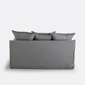 Bankhoes in gekreukt linnen Odna