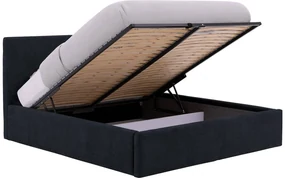 Goossens Bedframe Mysen Storage, 180 x 200 cm met storage, met 2x lattenbodem