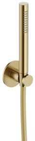 Hotbath ACE handdouche met houder en doucheslang messing geborsteld PVD