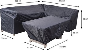 Garden Impressions Lounge dining beschermhoes 255/205x73xH80 en 152x82xH65 cm