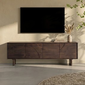 TV Meubel Met Organisch Patroon - 160x40x55cm.