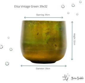 Pot Elisa Vintage Green