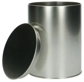 Blik, tin, luchtdicht, 10,8 cm x 14 cm