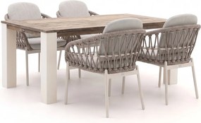 Diningset Bellagio  | 4 personen | Tuinset teakhout | 5-delig | Kees Smit Tuinmeubelen