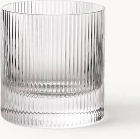 Mondgeblazen glazen tumblers Ripple, 2-delig