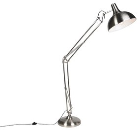 Design vloerlamp staal verstelbaar - Hobby