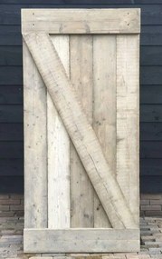 Maatwerk: Schuifdeur -  Steigerhout