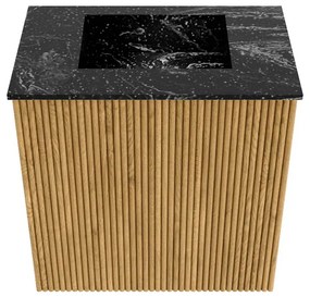 Mondiaz Joya DLux 40cm toiletmeubel oak met wastafel faye midden zonder kraangat lava