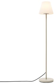 Buiten vloerlamp beige met witte kap IP65 - Virginia
