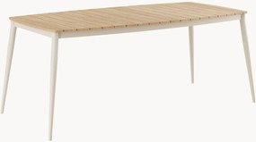 Tuintafel Rio met teakhouten tafelblad, 180 x 90 cm