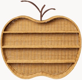 Handgevlochten wandrek Apple van rotan
