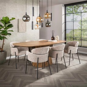 Comfortabele Eetkamerstoel Beige