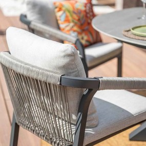 Garden Impressions Tarera tuinset 5-delig - Duuk tuintafel Ø120 cm