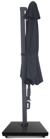 Zweefparasol  3.5m S2 Excellent (incl. voet + hoes) Grijs-antraciet Camello Luna