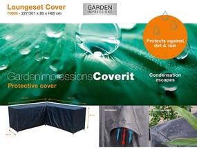 Garden Impressions Loungeset beschermhoes L 227/301x80xH65 cm