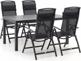 Diningset Forza | 4 personen | Tuinset aluminium | 5-delig | Kees Smit Tuinmeubelen