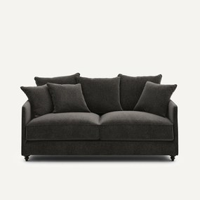 Compacte slaapbank, chenille fluweel, Lazare