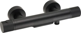 Ben Engraved Line badkraan thermostatisch Mat zwart