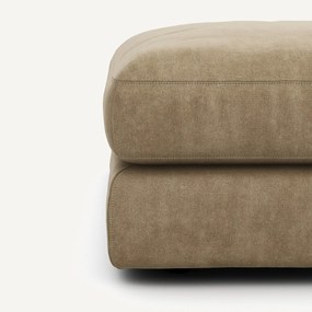 Voetensteun in stonewashed velours, SKANDER