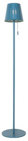 Buiten vloerlamp blauw incl. LED 3-staps dimbaar op solar - Ferre