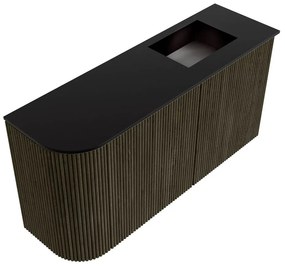 Mondiaz Joya 80cm toiletmeubel ronding links shadow met wastafel faye rechts zonder kraangat urban