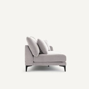Halve 3-zitsbank in polyester-katoen, MODERNISTE, ontwerp Emmanuel Gallina