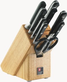 Keukenmessen V Sabatier Love Food met houten blok, 10-delig