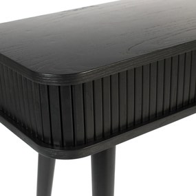 Zuiver Barbier Black Zwarte Design Sidetable - 120 X 35cm.