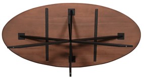 Starfurn Ferris Ovale Eettafel Walnoot 210 Cm - 210 X 100cm.