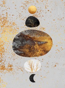 Ilustratie Sun And Moon, Elisabeth Fredriksson, (30 x 40 cm)