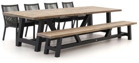 Manifesto Rivola/Bresimo 330cm dining tuinset met bank 6-delig