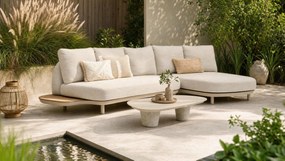 Hoek loungeset 5 personen Rope Zand/Beige  Coco Dunea