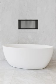 Hotbath &More inbouwnis 30x60x10cm geborsteld gunmetal PVD