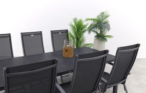 Hartman Salvatore/Chaneo verstelbare tuinset - 220x100 cm. - 7-delig