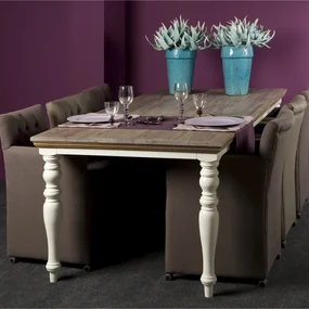 Tower Living Landelijke Eettafel 240 Cm Fleur - 240 X 100cm.