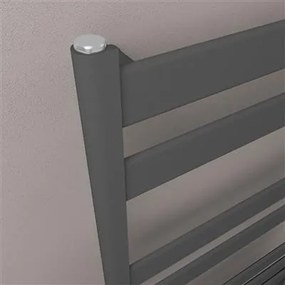 Eastbrook Pelago handdoekradiator 60x60cm aluminium 356W antraciet