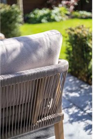 Garden Impressions Alora lounge dining set 5-delig rechts - grey sand