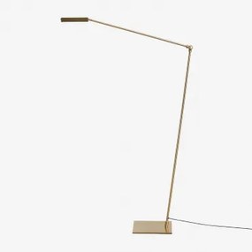 Valtyn Led Vloerlamp Van Metaal Goud - Sklum