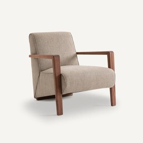 Fauteuil viscose-melée linnen, Sanami