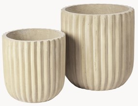 Potdeksels Fiber, 2-delig