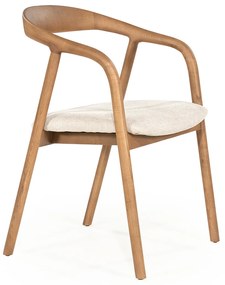 Eleonora Rayven Moderne Eetkamerstoel Bruin