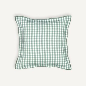Gingham katoen/linnen kussenhoes, Cottage